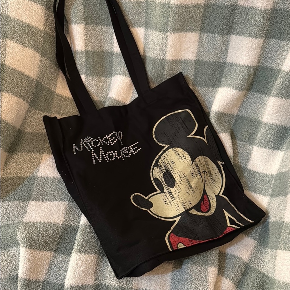 Disney Mickey Mouse Tote Bag Black